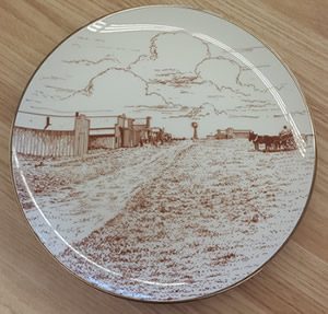 Historical Society Plate